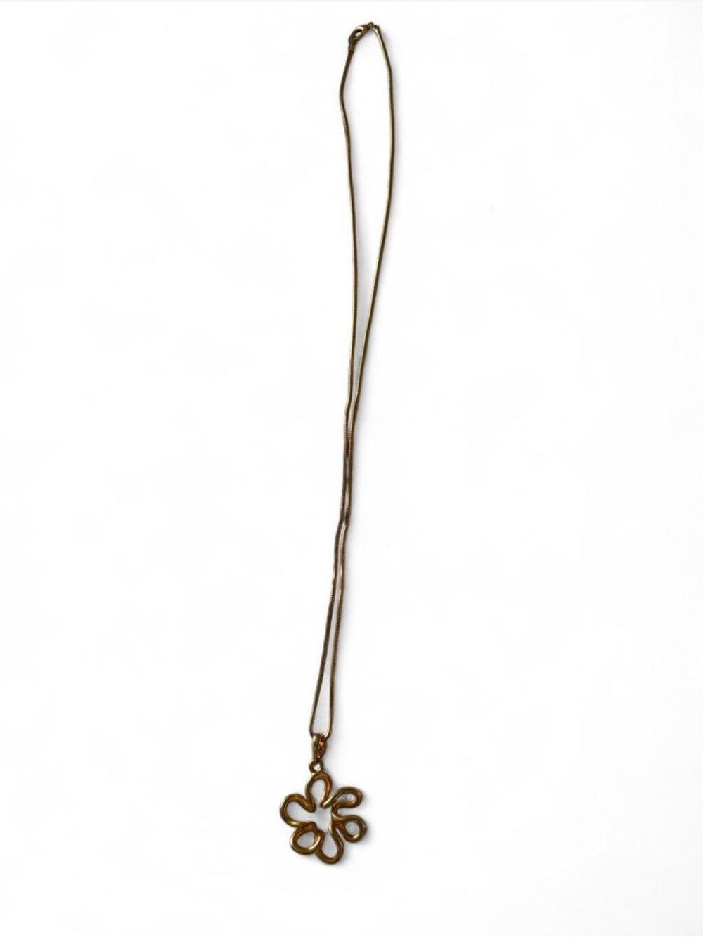 Gold Flower Pendant Necklace - Women Jewelry